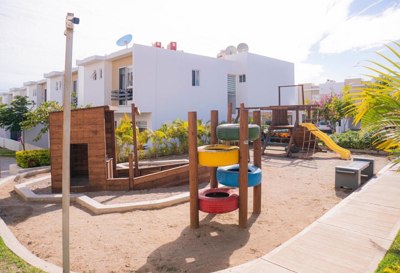 Вилла Casa En Privada Frente A La Playa Con Alberca! Масатлан Экстерьер фото