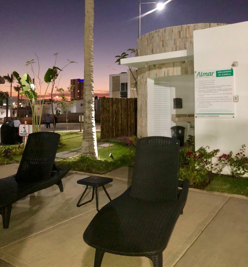 Вилла Casa En Privada Frente A La Playa Con Alberca! Масатлан Экстерьер фото