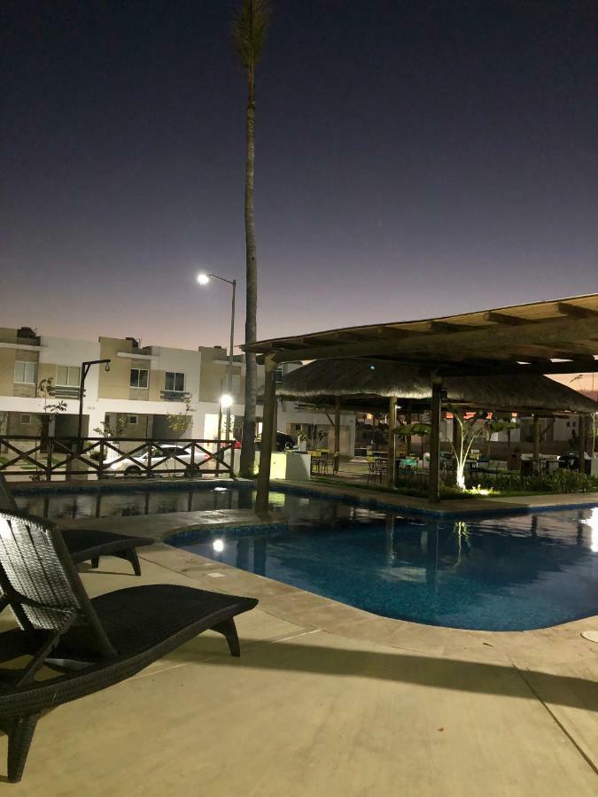 Вилла Casa En Privada Frente A La Playa Con Alberca! Масатлан Экстерьер фото
